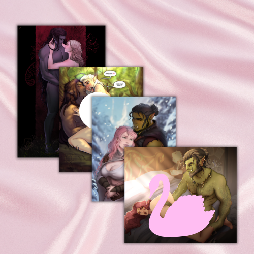 Monstrous Mates Series Hardcover + Art Bundle