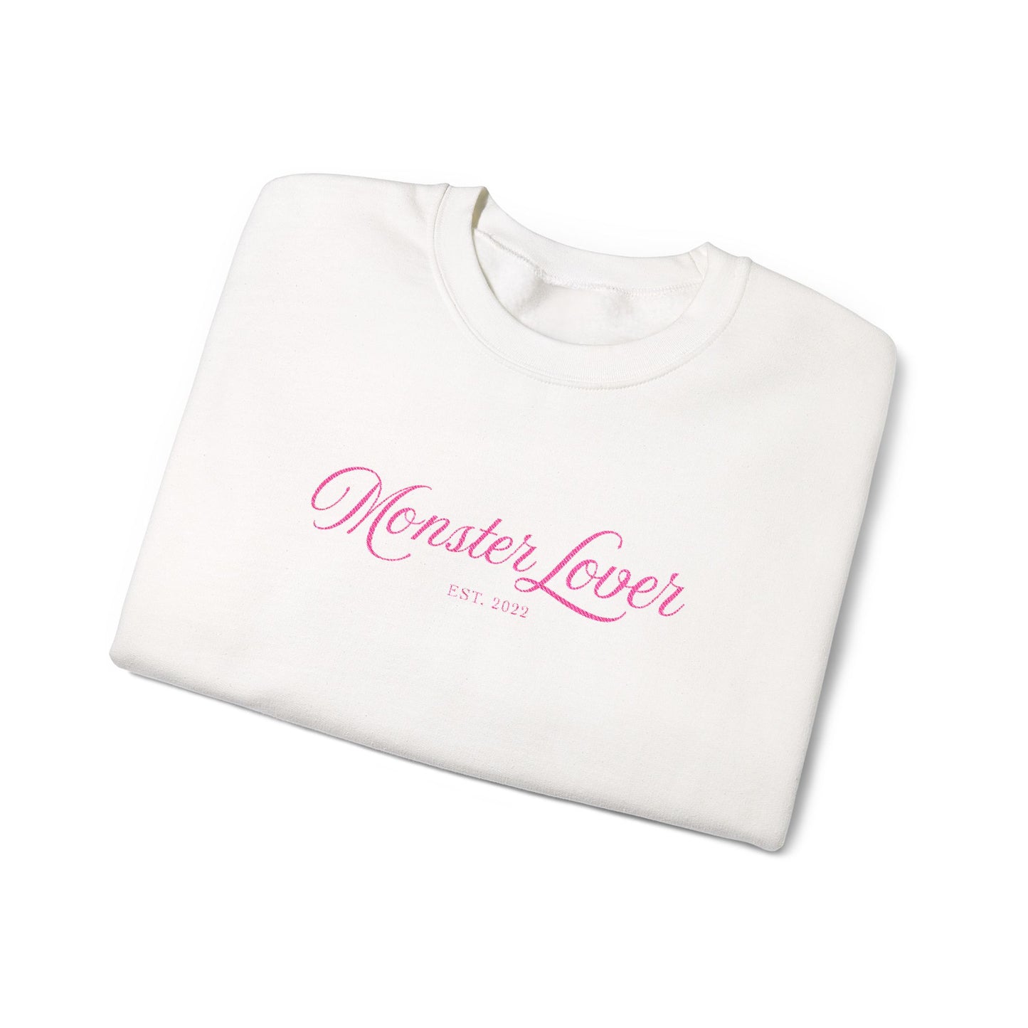 Monster Lover Embroidered Crewneck Sweatshirt