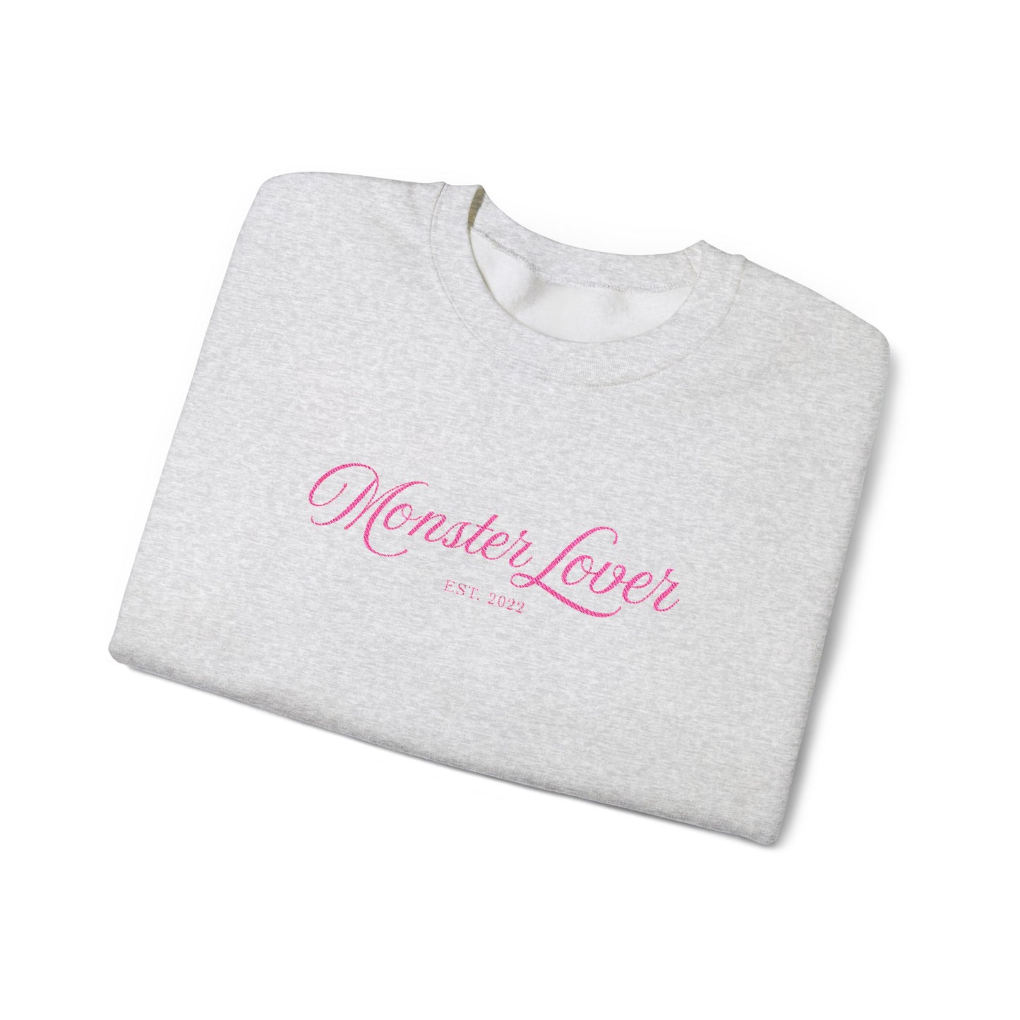 Monster Lover Embroidered Crewneck Sweatshirt