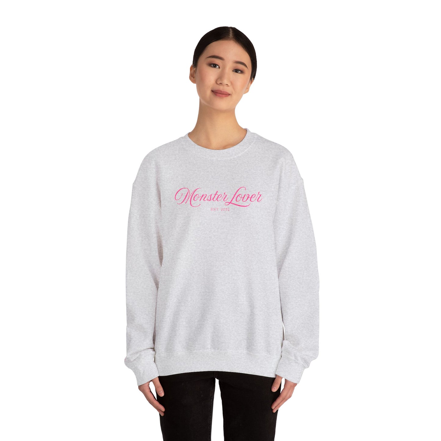Monster Lover Embroidered Crewneck Sweatshirt