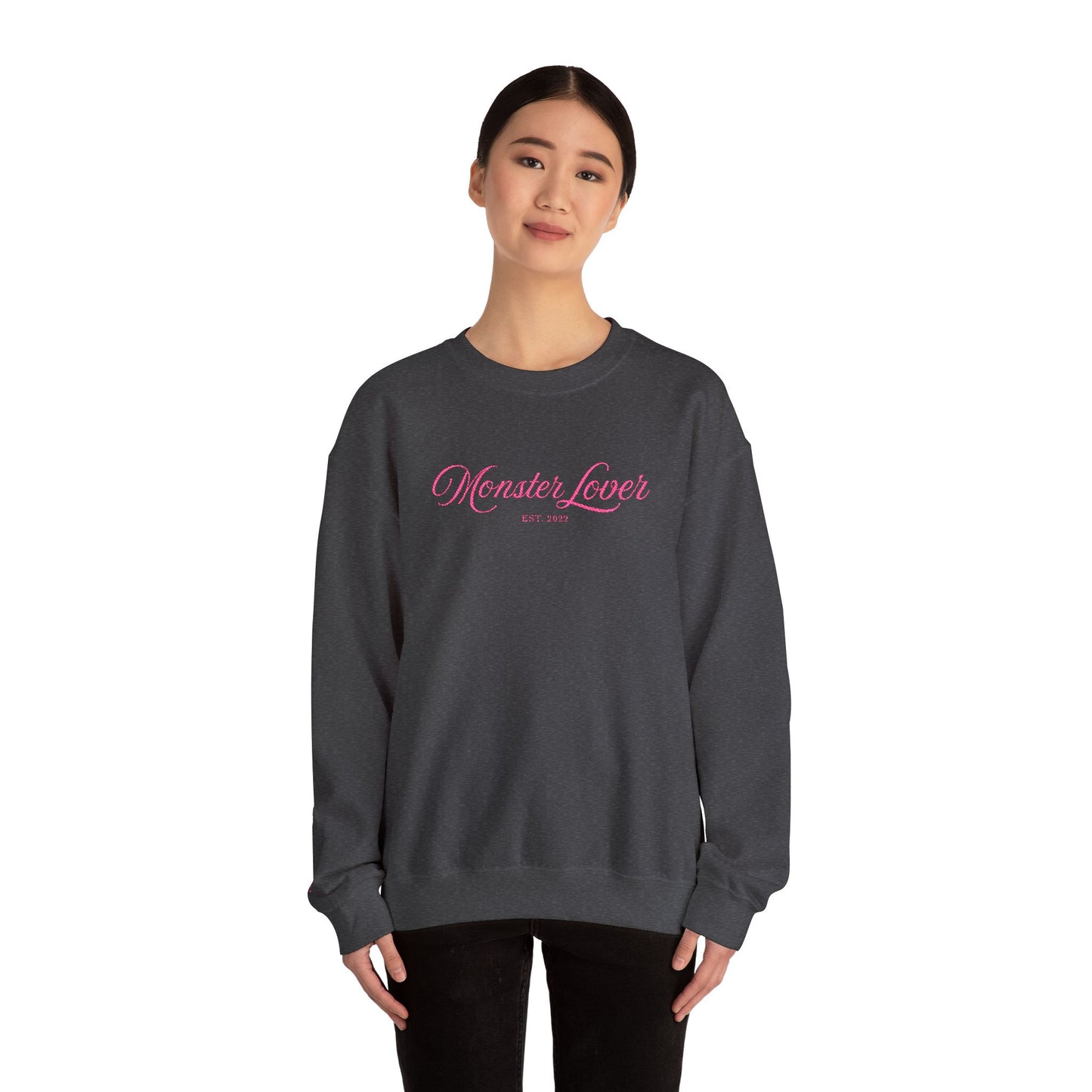 Monster Lover Embroidered Crewneck Sweatshirt