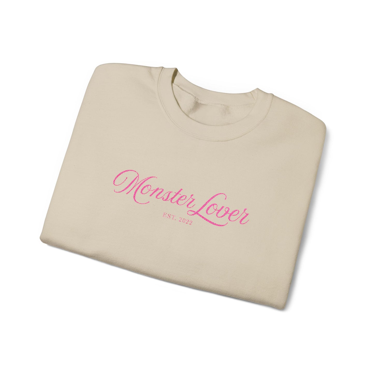 Monster Lover Embroidered Crewneck Sweatshirt