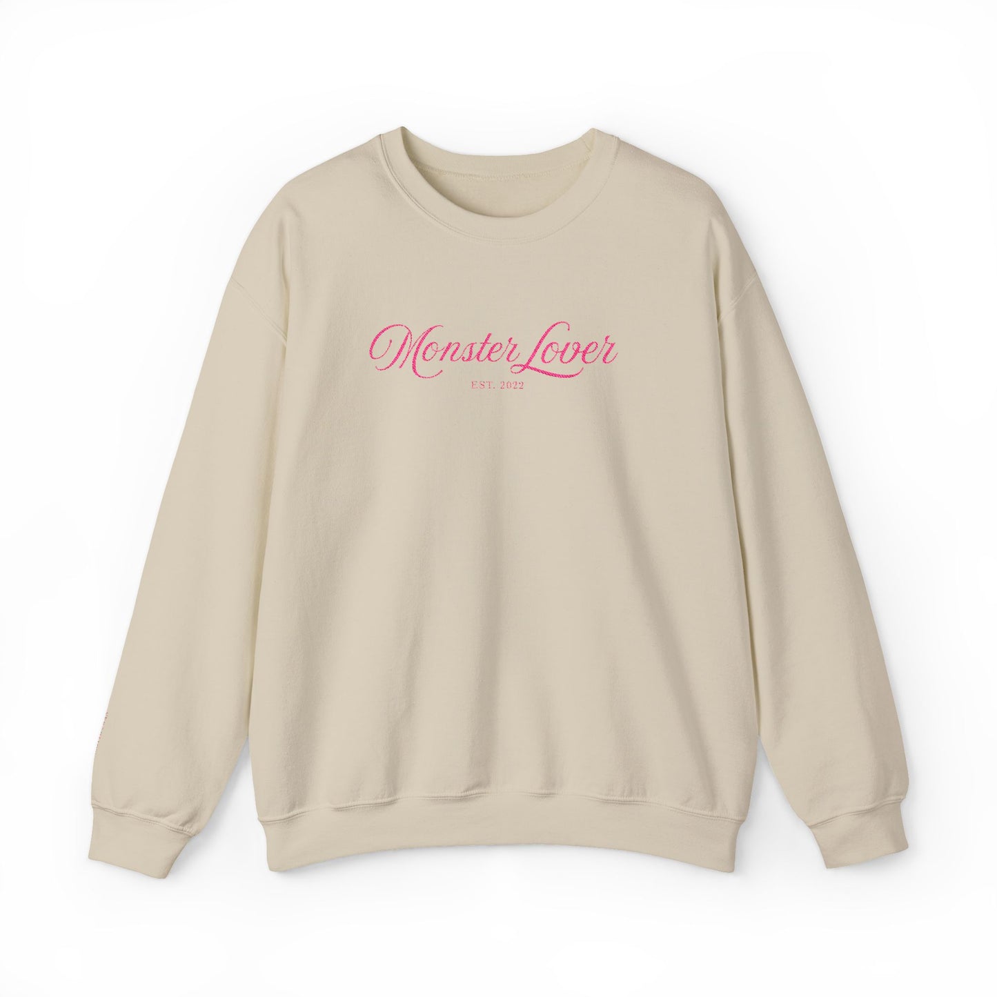 Monster Lover Embroidered Crewneck Sweatshirt