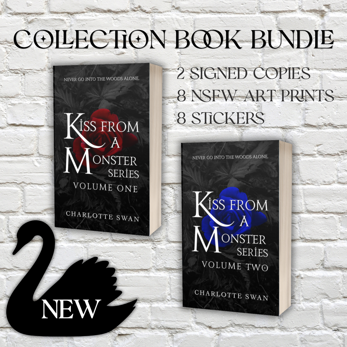 Collection Book Bundle - Kiss From a Monster Series Volume 1 & 2 + Art