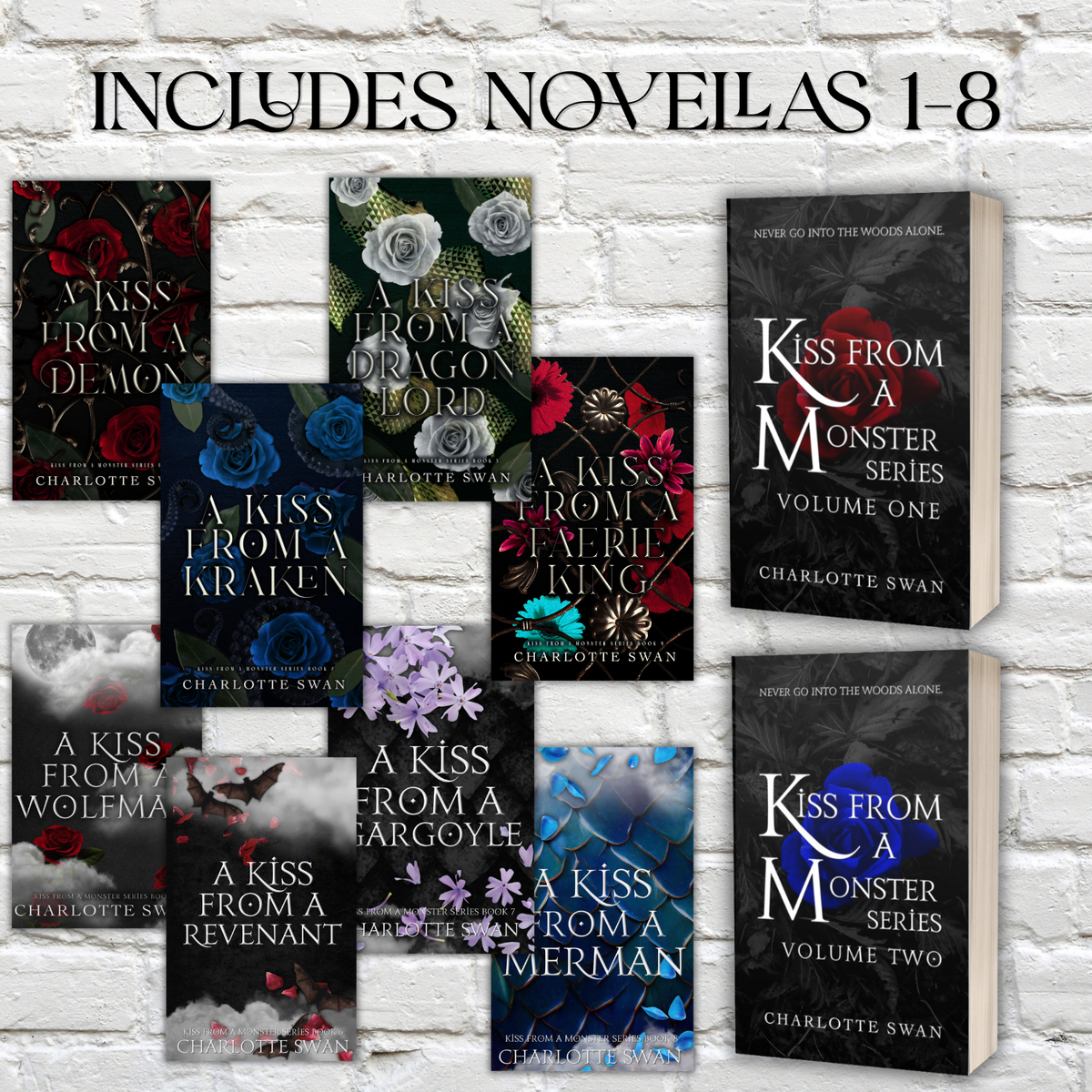 Collection Book Bundle - Kiss From a Monster Series Volume 1 & 2 + Art