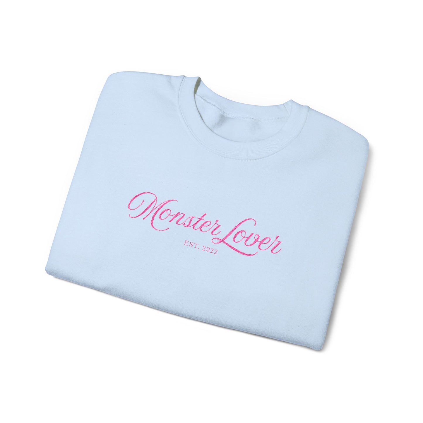 Monster Lover Embroidered Crewneck Sweatshirt