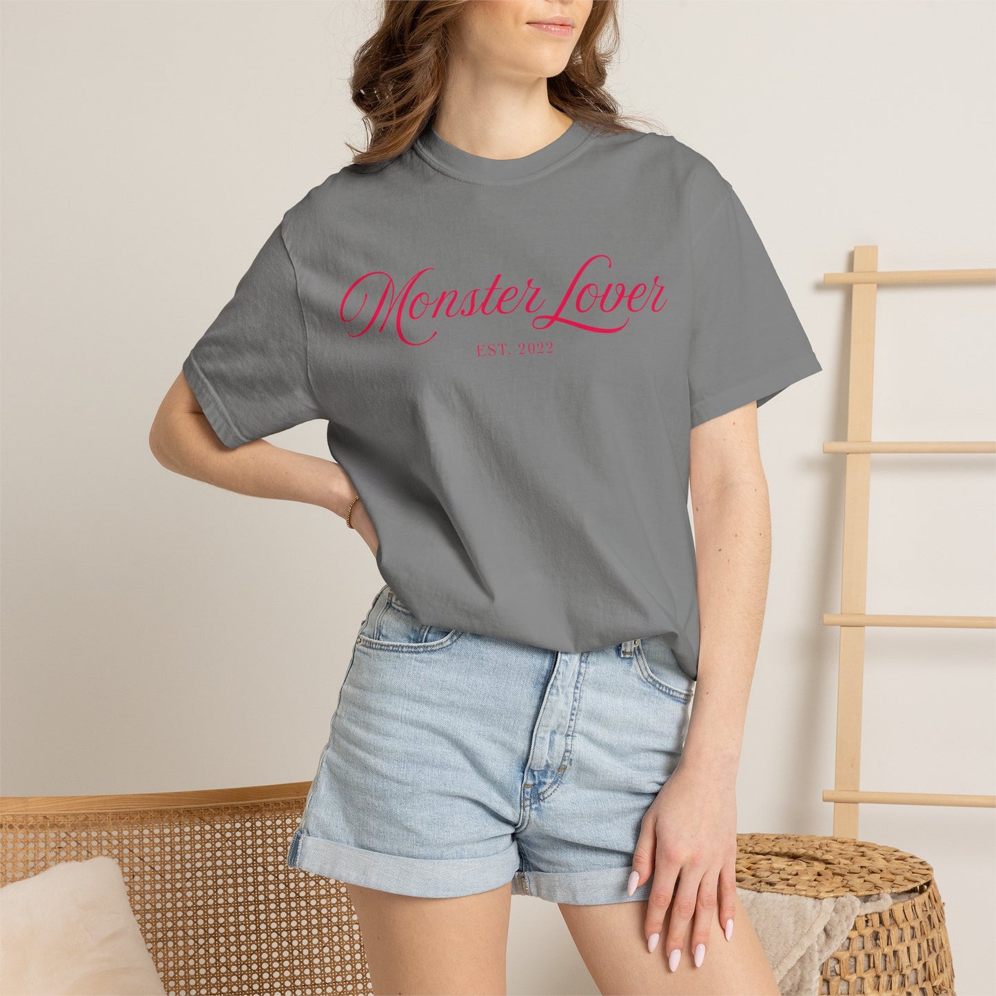 Monster Lover Tee — "Monster Romance Club"