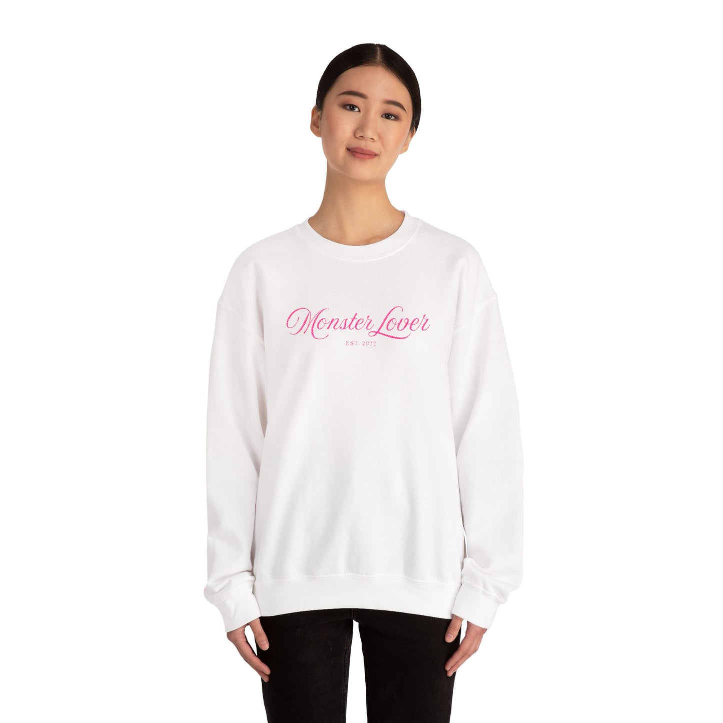 Monster Lover Embroidered Crewneck Sweatshirt