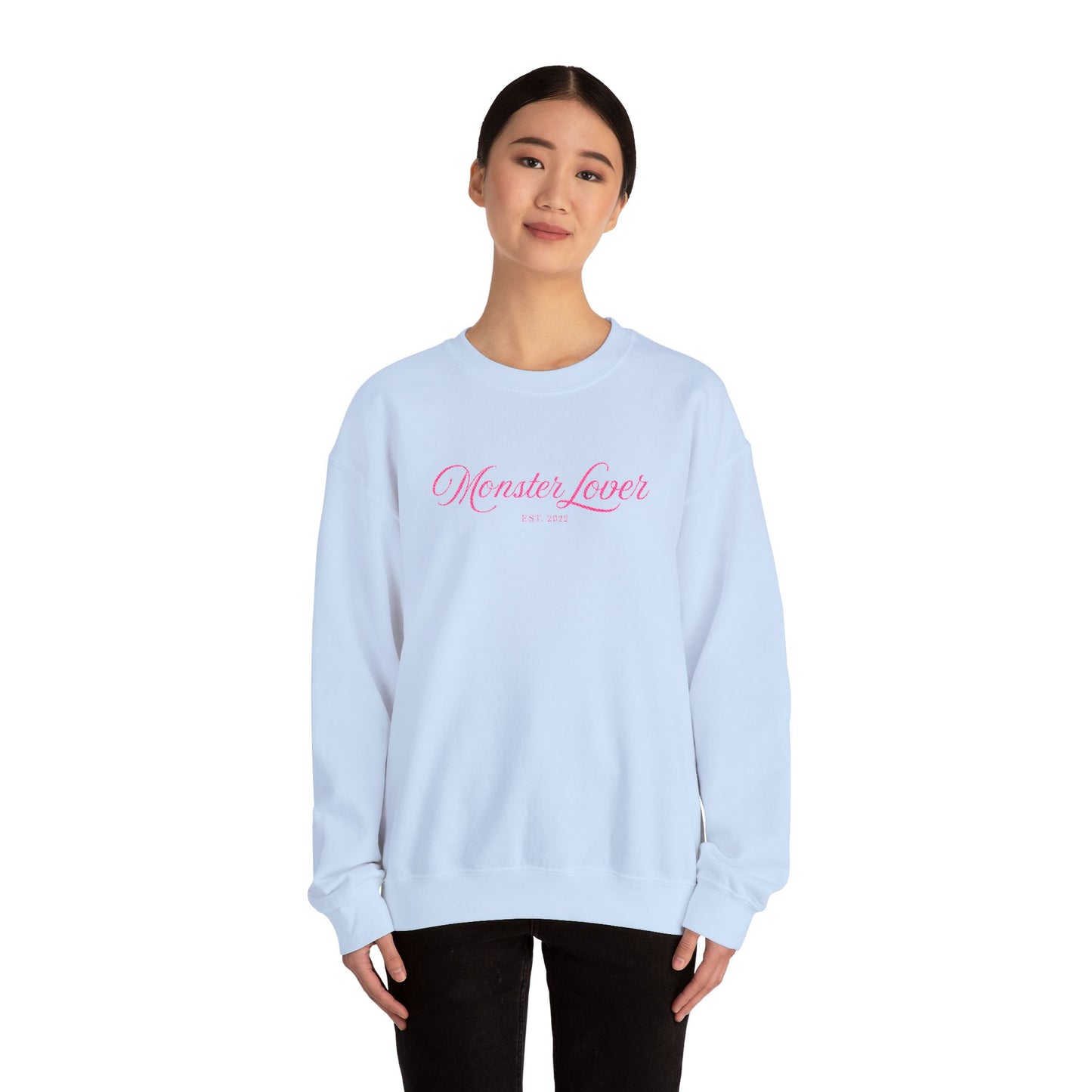 Monster Lover Embroidered Crewneck Sweatshirt