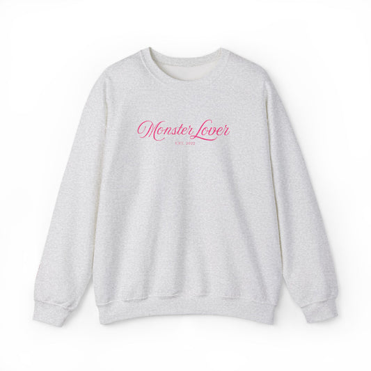 Monster Lover Embroidered Crewneck Sweatshirt