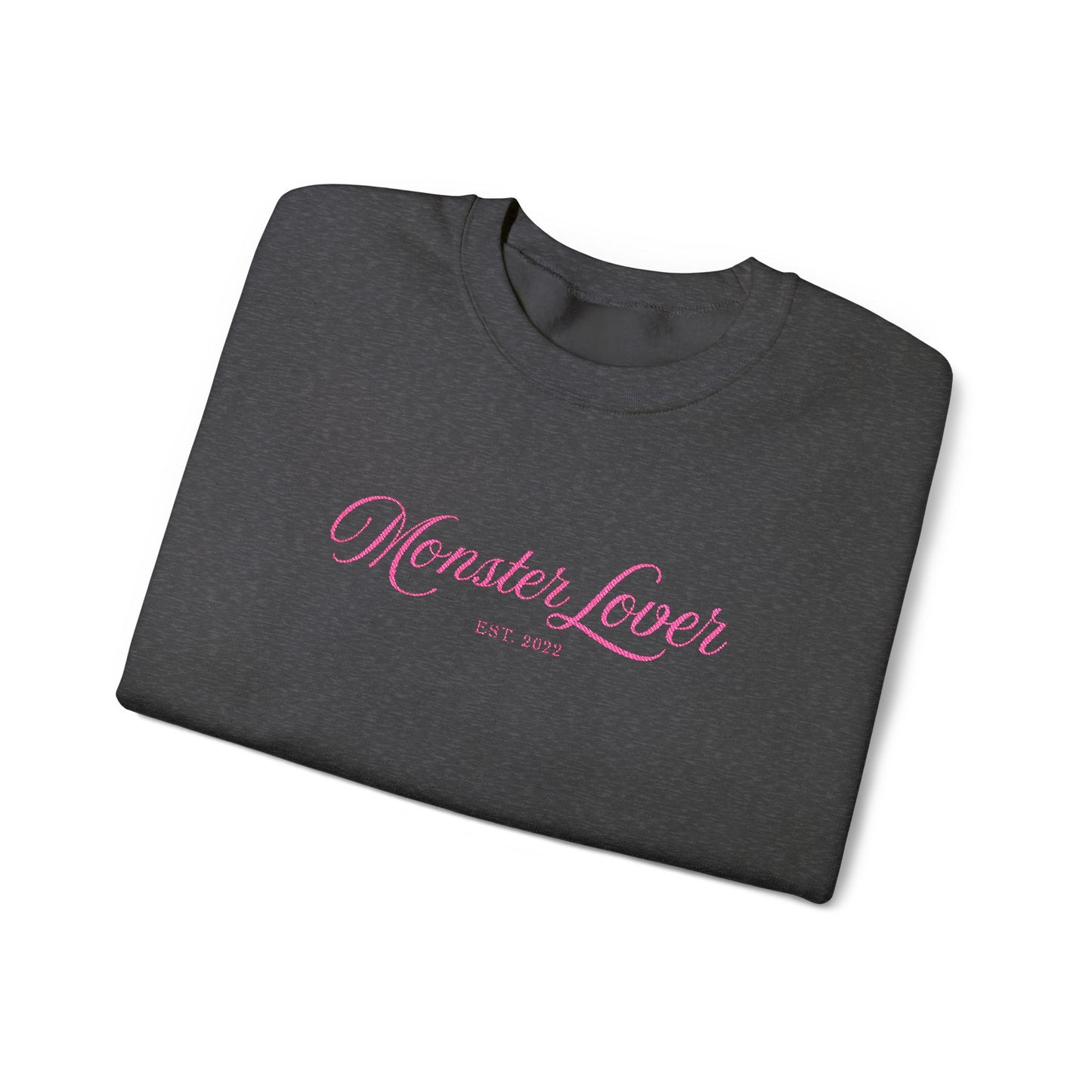 Monster Lover Embroidered Crewneck Sweatshirt