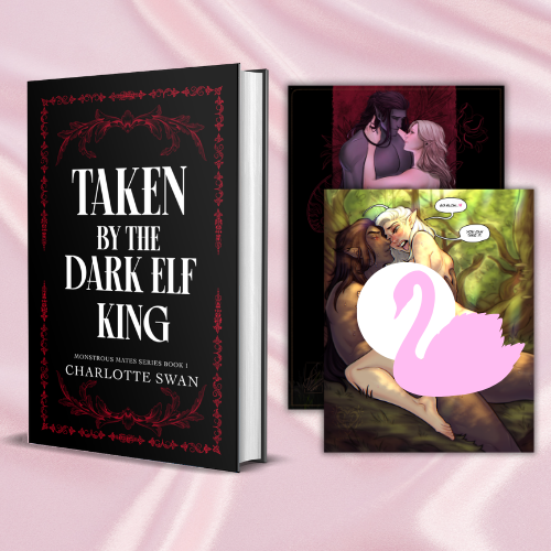 Taken by the Dark Elf King Hardcover + Art Bundle